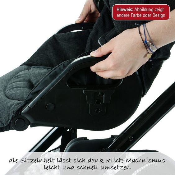 joie Sports car Chrome DLX - Thyme incl. footmuff