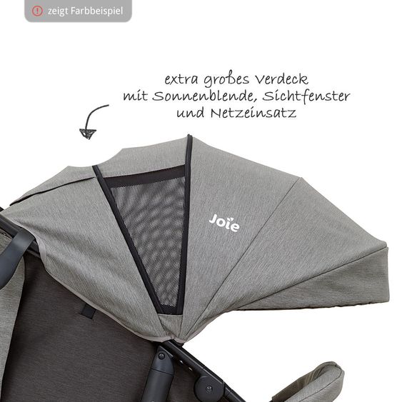 joie Sportwagen Litetrax 3 inkl. Regenschutz - Cranberry