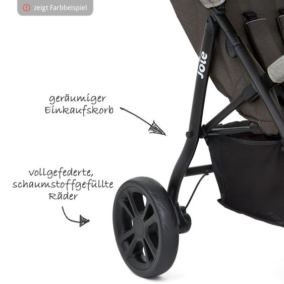 joie Sportwagen Litetrax 3 inkl. Regenschutz - Cranberry