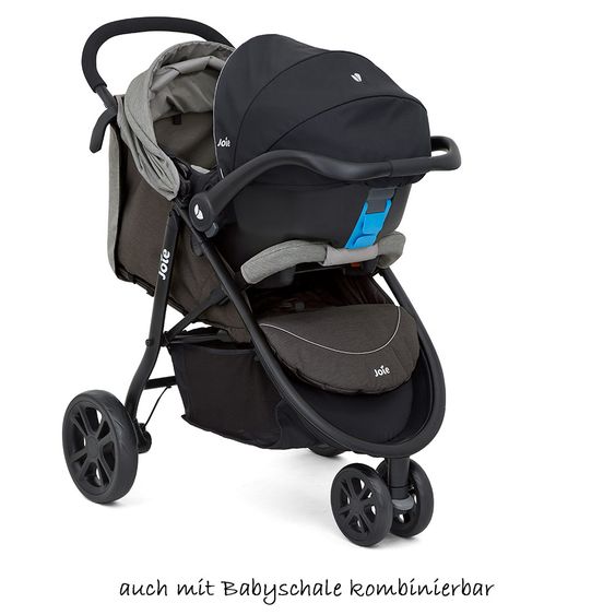 joie Sports car Litetrax 3 incl. rain cover - Dark Pewter