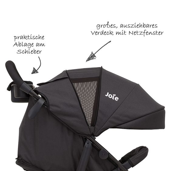 joie Sports car Litetrax 4 Air incl. rain cover - Ember