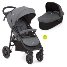 Passeggino Litetrax 4 con navicella Ramble e adattatore - Cromo