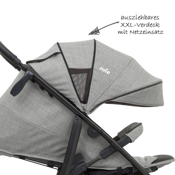 joie Sportwagen Mytrax inkl. Regenschutz - Foggy Gray
