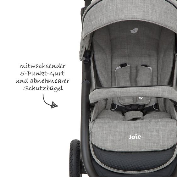 joie Sportwagen Mytrax inkl. Regenschutz - Foggy Gray