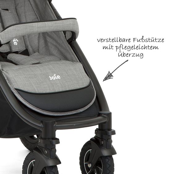 joie Sportwagen Mytrax inkl. Regenschutz - Foggy Gray