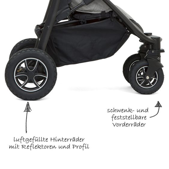 joie Sportwagen Mytrax inkl. Regenschutz - Foggy Gray