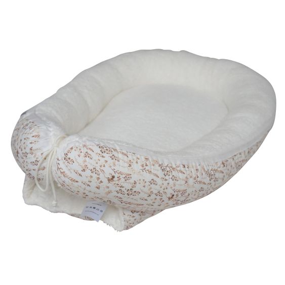 JONALEE. Babynest / Kuschelnest - Zweige - Frottee - Creme
