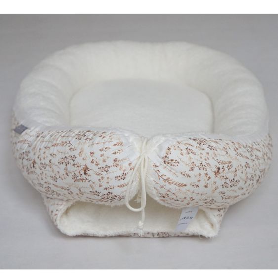 JONALEE. Babynest / Kuschelnest - Zweige - Frottee - Creme