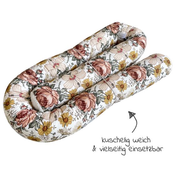 JONALEE. Bettschlange / Nestchenschlange - Vintage Blumen