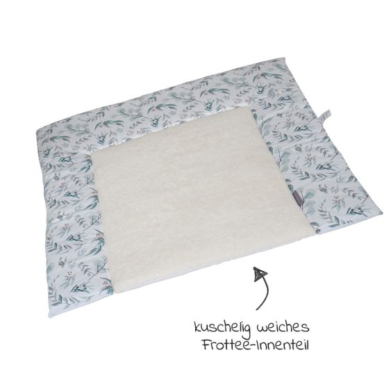 JONALEE. Wickelauflage - Eukalyptus - Frottee - Creme