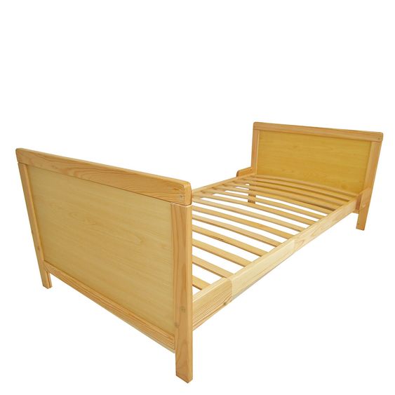 jonka Baby crib and crib Leni 70 x 140 cm - nature