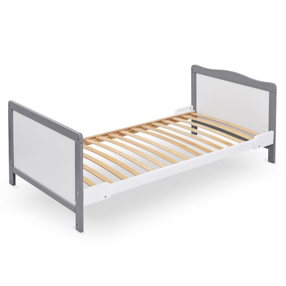 jonka Baby crib and crib Moritz 70 x 140 cm - White Gray