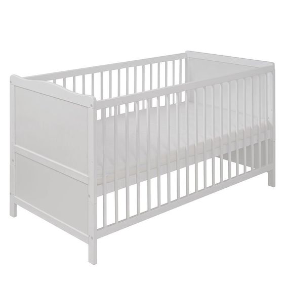 jonka Kinderbett Mona Kiefer 70 x 140 cm - Weiß