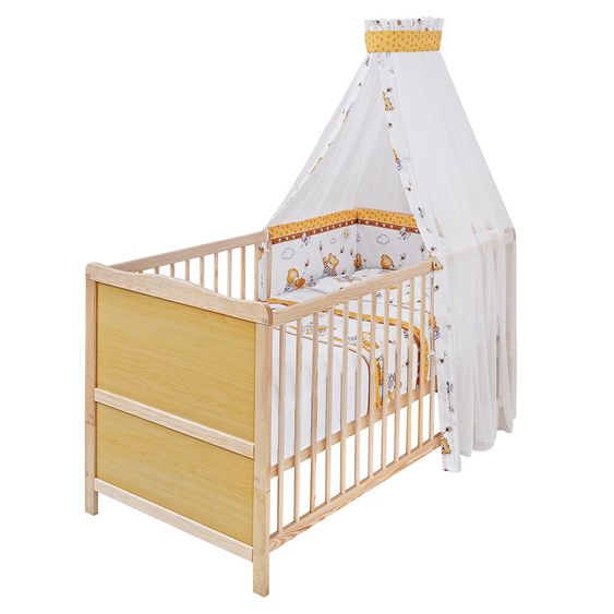 jonka Komplettbett Leni Natur 70 x 140 cm - Honigbär - Beige