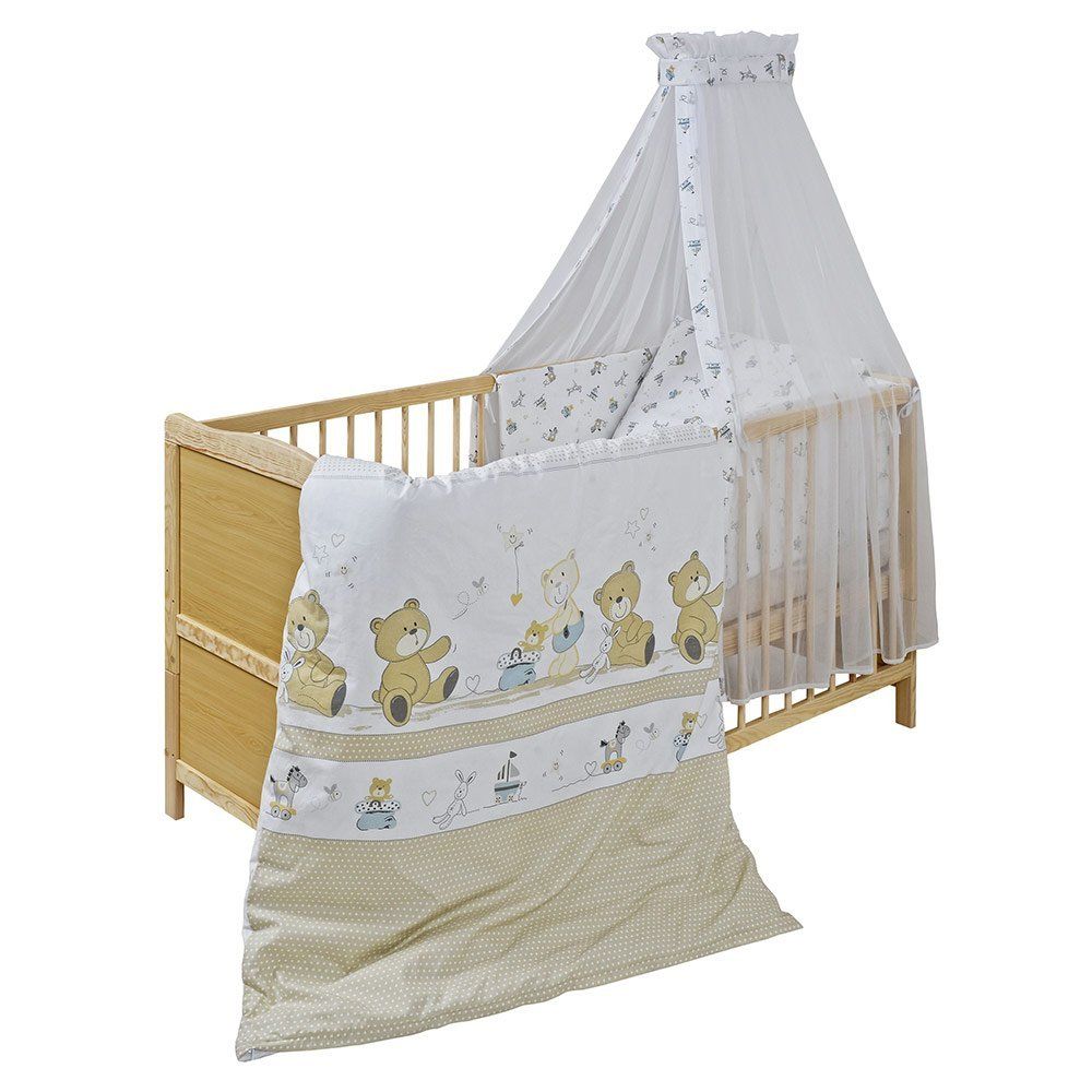 jonka Komplettbett Leni Natur 70 x 140 cm - Spielbär