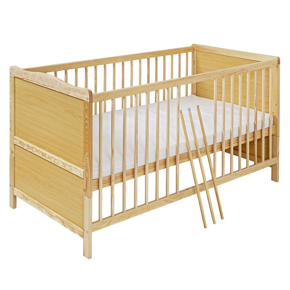 jonka Komplettbett Leni Natur 70 x 140 cm - Spielbär