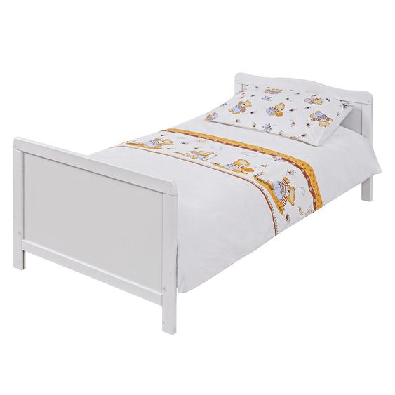 jonka Komplettbett Mona Weiß 70 x 140 cm - Honigbär 