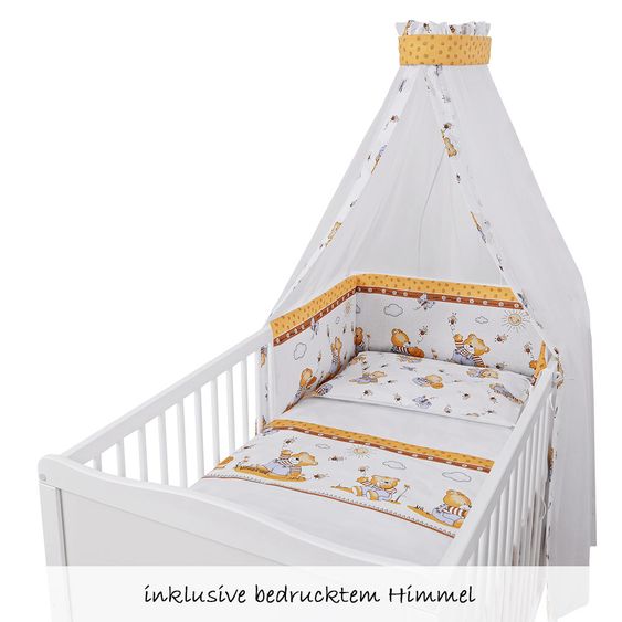 jonka Komplettbett Mona Weiß 70 x 140 cm - Honigbär 