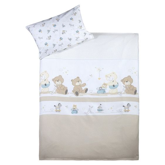 jonka Komplettbett Mona Weiß 70 x 140 cm - Spielbär