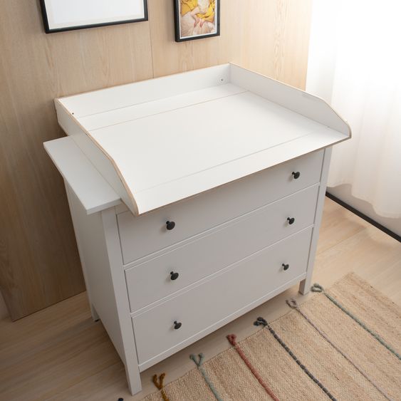jonka Wickelaufsatz für IKEA Hemnes Kommoden - Weiß