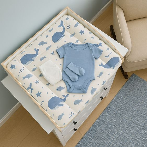 jonka Wickelaufsatz für IKEA Hemnes Kommoden - Weiß