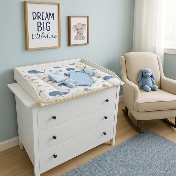 jonka Wickelaufsatz für IKEA Hemnes Kommoden - Weiß