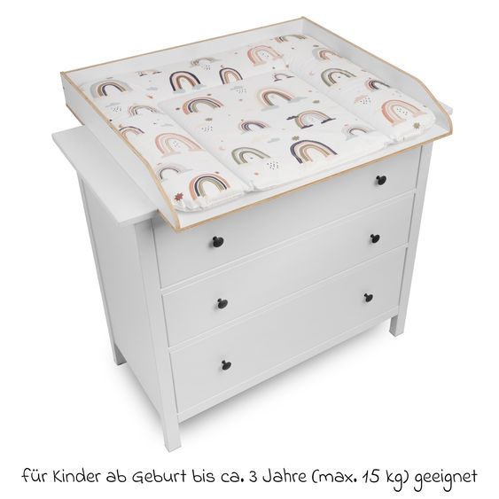 jonka Wickelaufsatz für IKEA Hemnes Kommoden - Weiß