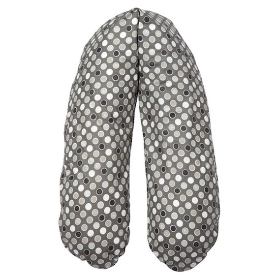 joyfill Bezug für Stillkissen Midi 170 cm - Dots Grau
