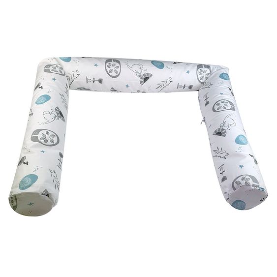 joyfill Nestchenschlange Hohlfaser 180 cm - Cute Animals - Grau Bleu