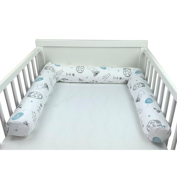 joyfill Nestchenschlange Hohlfaser 180 cm - Cute Animals - Grau Bleu