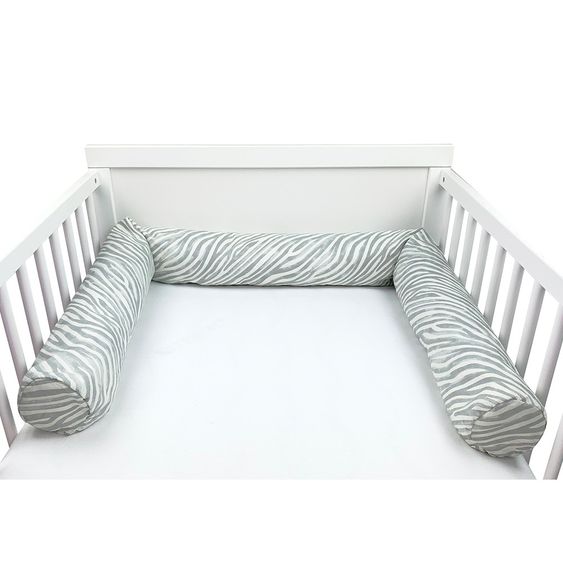 joyfill Nestchenschlange Hohlfaser 180 cm - Zebra - Grau Weiß