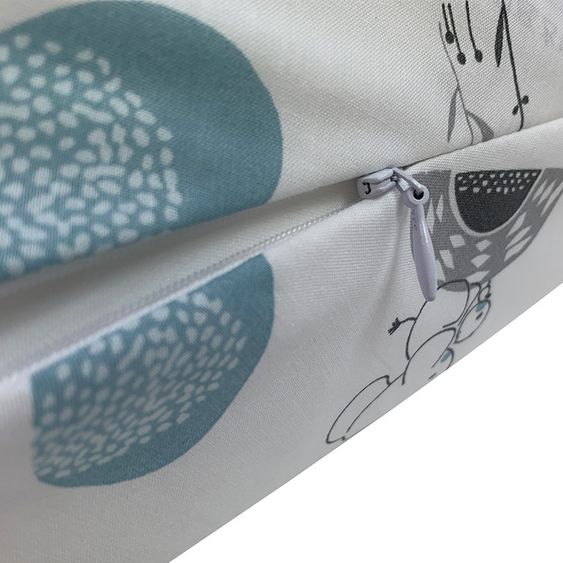 joyfill Stillkissen Flexofill Midi 170 cm - Cute Animals - Grau Bleu