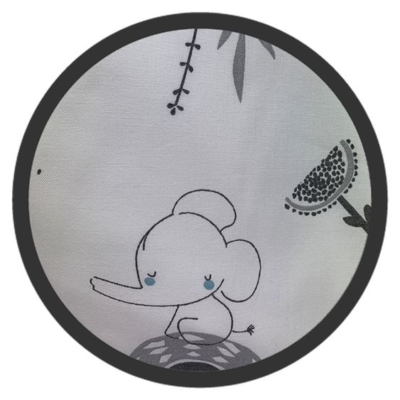 joyfill Stillkissen Flexofill Midi 170 cm - Cute Animals - Grau Bleu