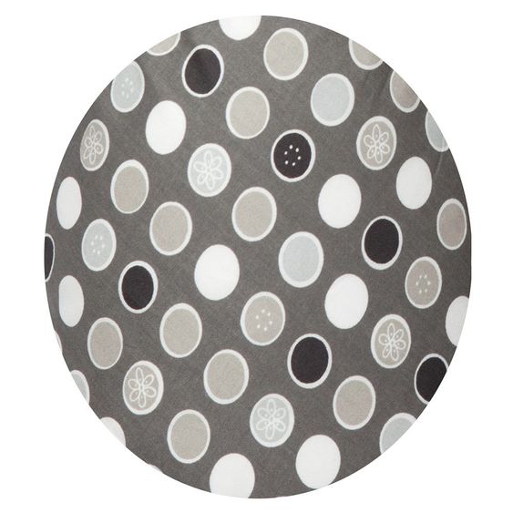 joyfill Stillkissen Flexofill Midi 170 cm - Dots Grau