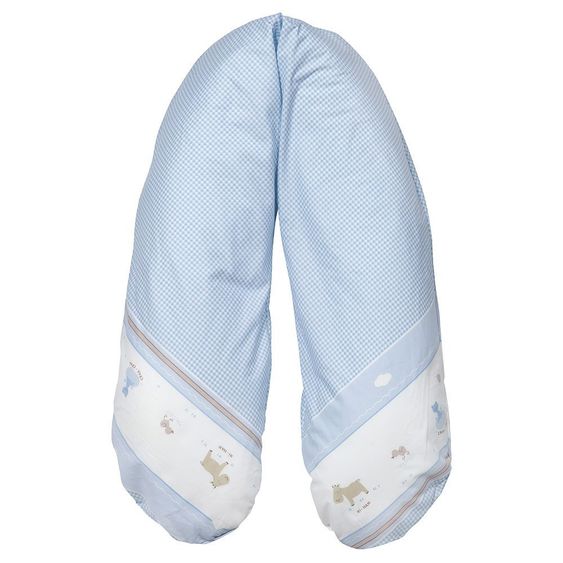 joyfill Stillkissen Flexofill Midi 170 cm - Karos Blau
