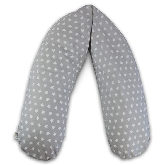 joyfill Stillkissen Flexofill Midi 170 cm - Little Stars - Grau
