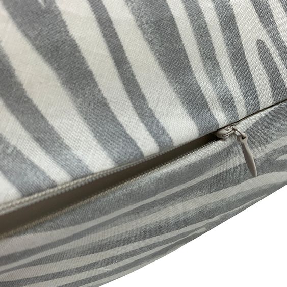 joyfill Stillkissen Flexofill Midi 170 cm - Zebra - Grau Weiß