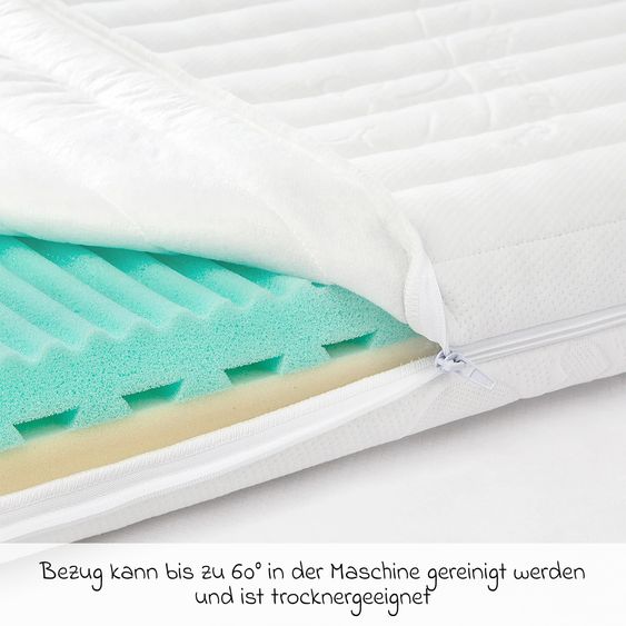 Julius Zöllner Baby cot mattress 3Air 60 x 120 cm