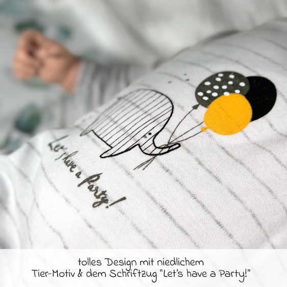 Julius Zöllner Materasso per lettino Baby Soft 60 x 120 cm con 2 lenzuola + pagliaccetto e maglietta GRATIS - Let's have a party