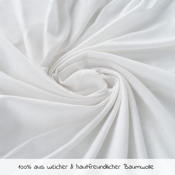 Julius Zöllner Babybett-Matratze Baby Soft 70 x 140 cm inkl. 2 Spannbettlaken + GRATIS Schlafanzug Gr. 68