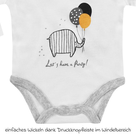 Julius Zöllner Babybett-Matratze Jan 60 x 120 cm inkl. 2 Spannbettlaken + GRATIS Body 4er Pack - Let`s have a Party