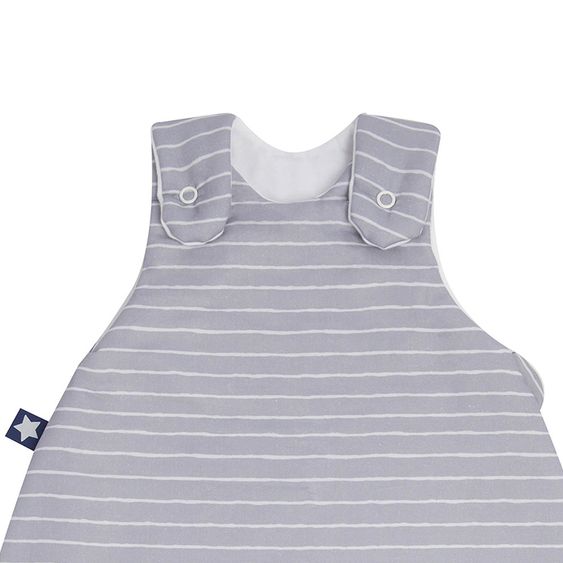 Julius Zöllner Babyschlafsack Koon - Grey Stripes - Gr. 50/56