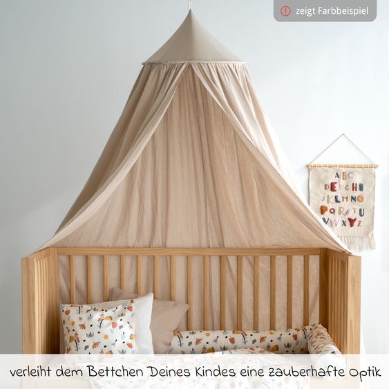 Julius Zöllner Baldacchino Mussola 230 x 50 cm - Grigio