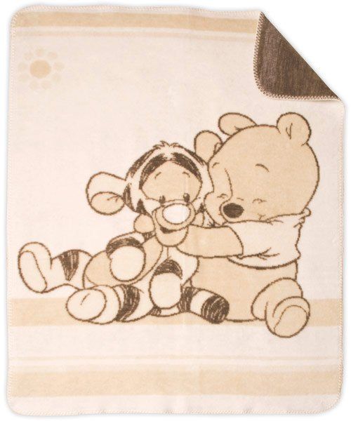 Julius Zöllner Baumwoll-Decke 75 x 100 cm - Pooh & Tigger