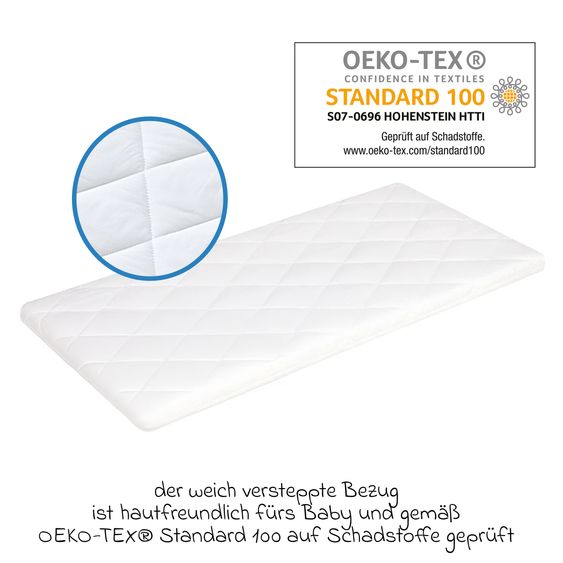 Julius Zöllner Materasso per culla e culletta Dream Soft 90 x 40 cm