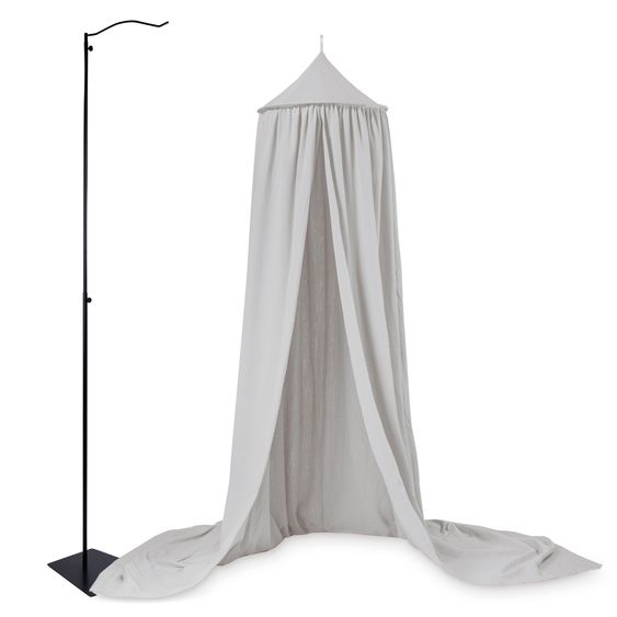 Julius Zöllner Set Tenda da Letto incl. Asta per baldacchino & Baldacchino - Grigio