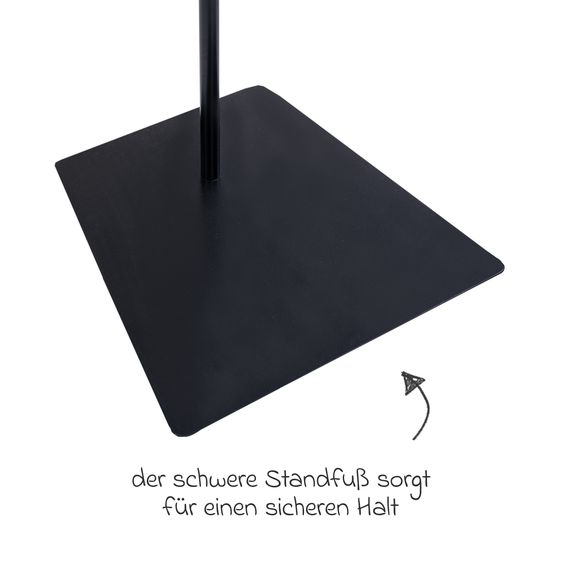 Julius Zöllner Set Tenda da Letto incl. Asta per baldacchino & Baldacchino - Grigio