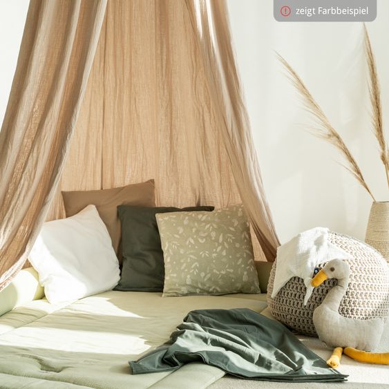 Julius Zöllner Set Tenda da Letto incl. Asta per baldacchino & Baldacchino - Grigio