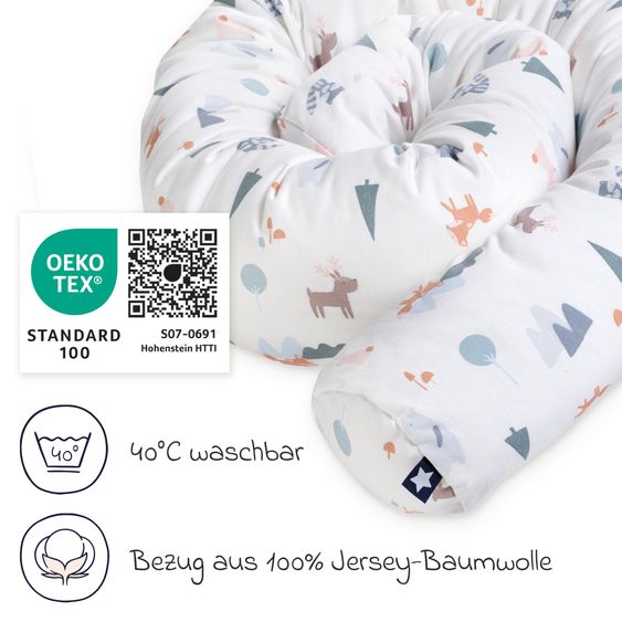 Julius Zöllner Bettschlange Jersey 180 cm - Little Fox