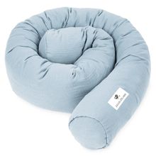 Mussola serpente da letto 180 cm - Denim